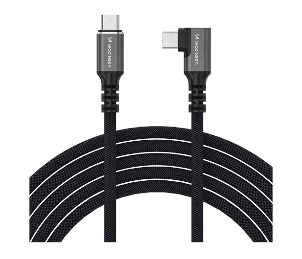 Wozinsky Kabel kątowy USB USB-C 240W 2m 4K Czarny - 1487876 - zdjęcie